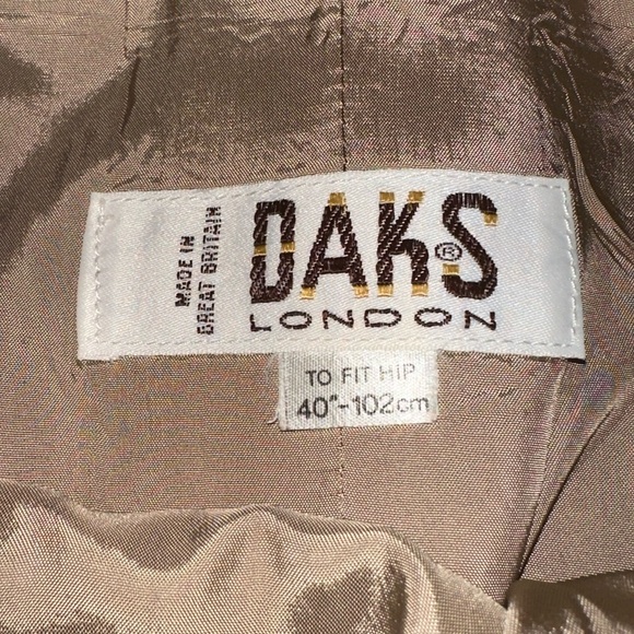 Vintage 1970’s Daks London Womens 100% Wool skirt with lining - Picture 9 of 10